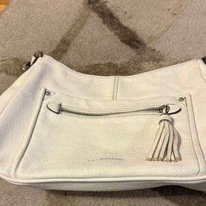 White Leather Shoulder Bag